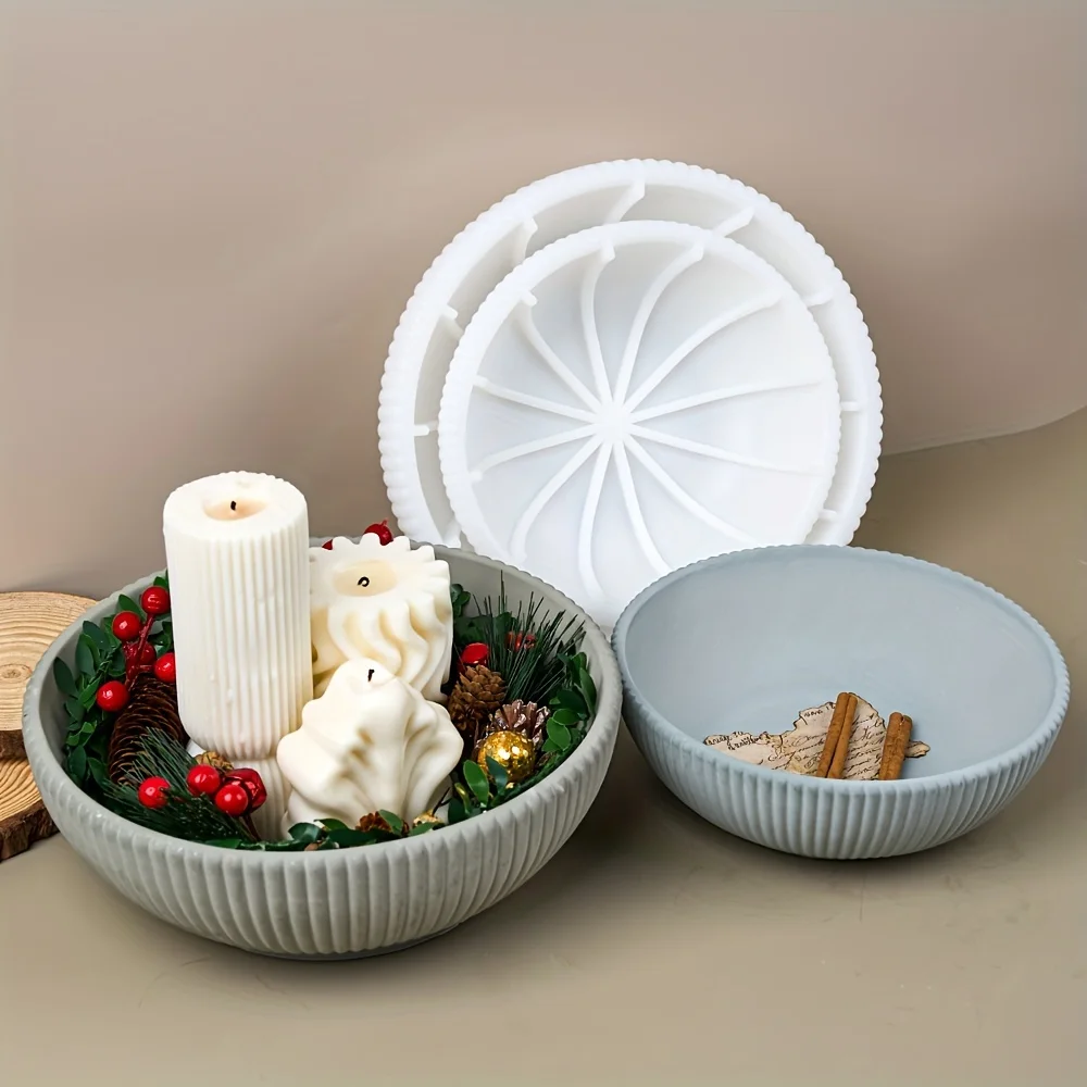 Candle Making Jug - エポキシ、キャンドル作り、石膏セメント多肉植物プランター、装飾ポットクラフト、DIY職人ギフト用リングシリコンモールド1個