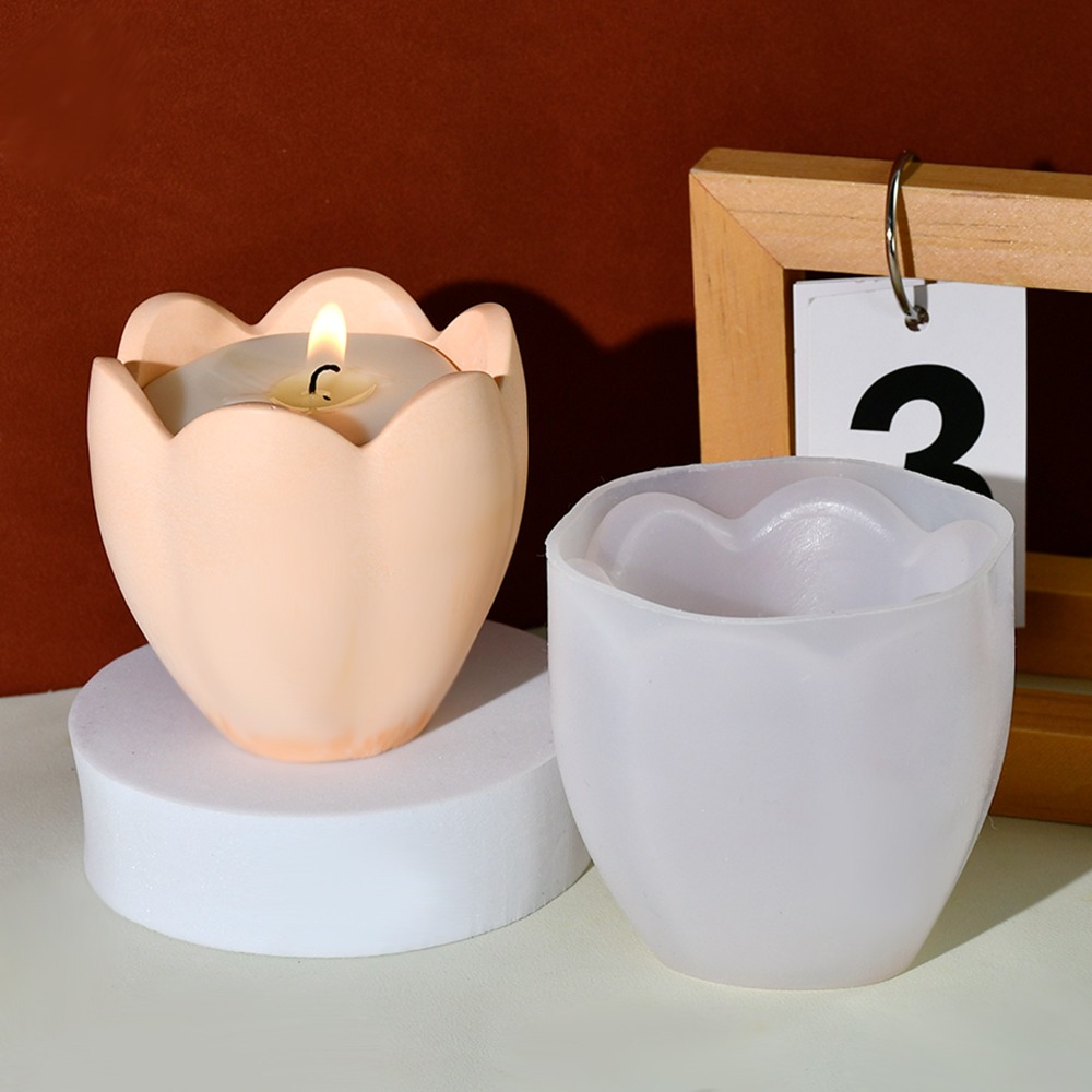 チューリップキャンドルホルダーシリコーン金型花樹脂石鹸箱作成 - Candle Making Tutorial のレビューと価格