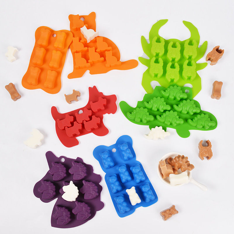 動物のクマの猫の形をしたシリコンベーキングモールド,動物の形 - Candle Making Tutorial のレビューと価格
