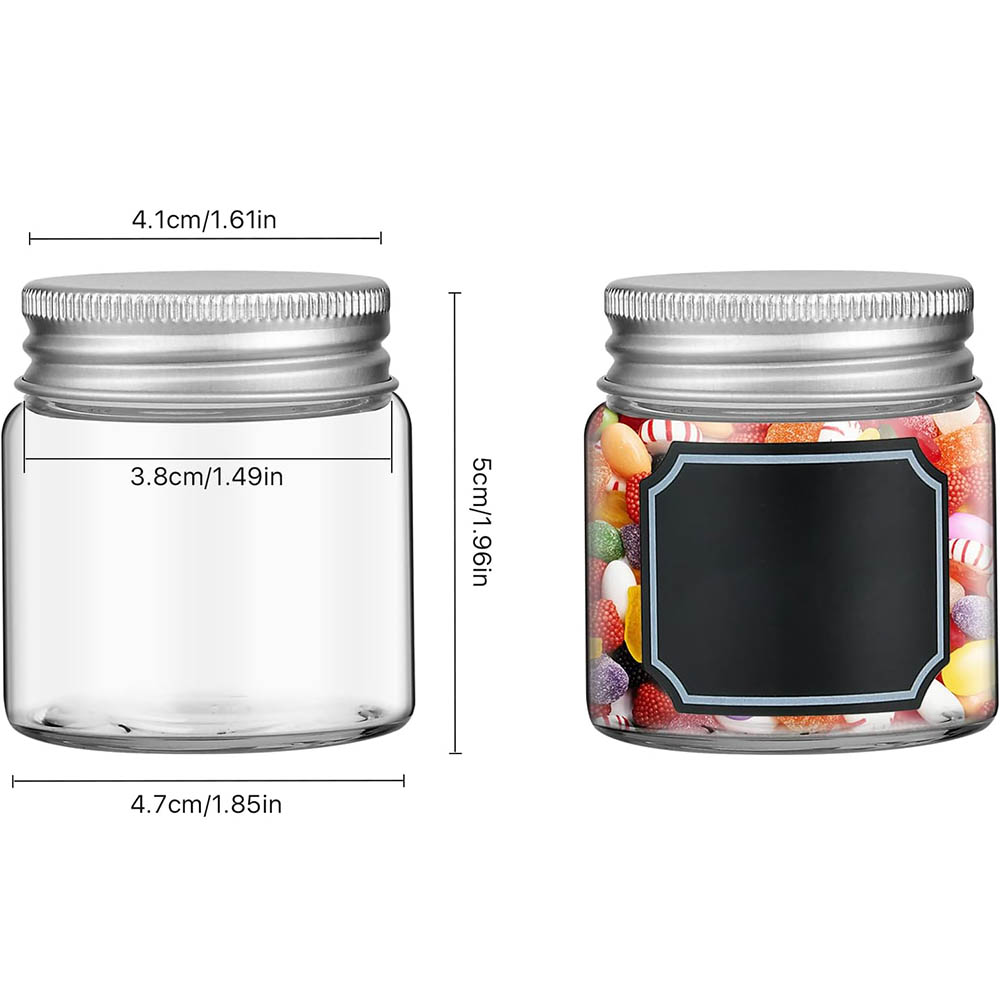 2オンス ミニメイソンジャー、蓋付き広口透明ガラスジャー、食 - Candle Making Jars With Lids のレビューと価格