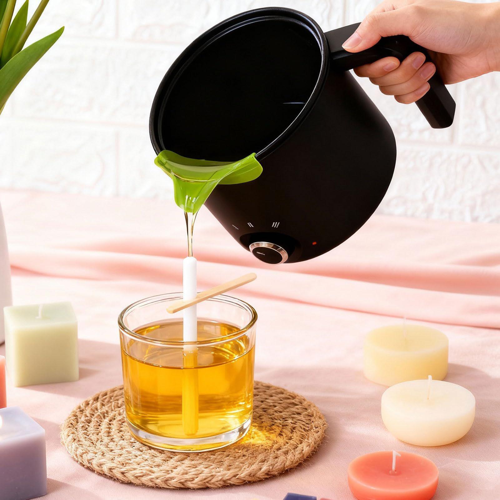 1.5Lのワックス溶解ポット。3段階の温度調整が可能。電気式 - Candle Making Jug のレビューと価格