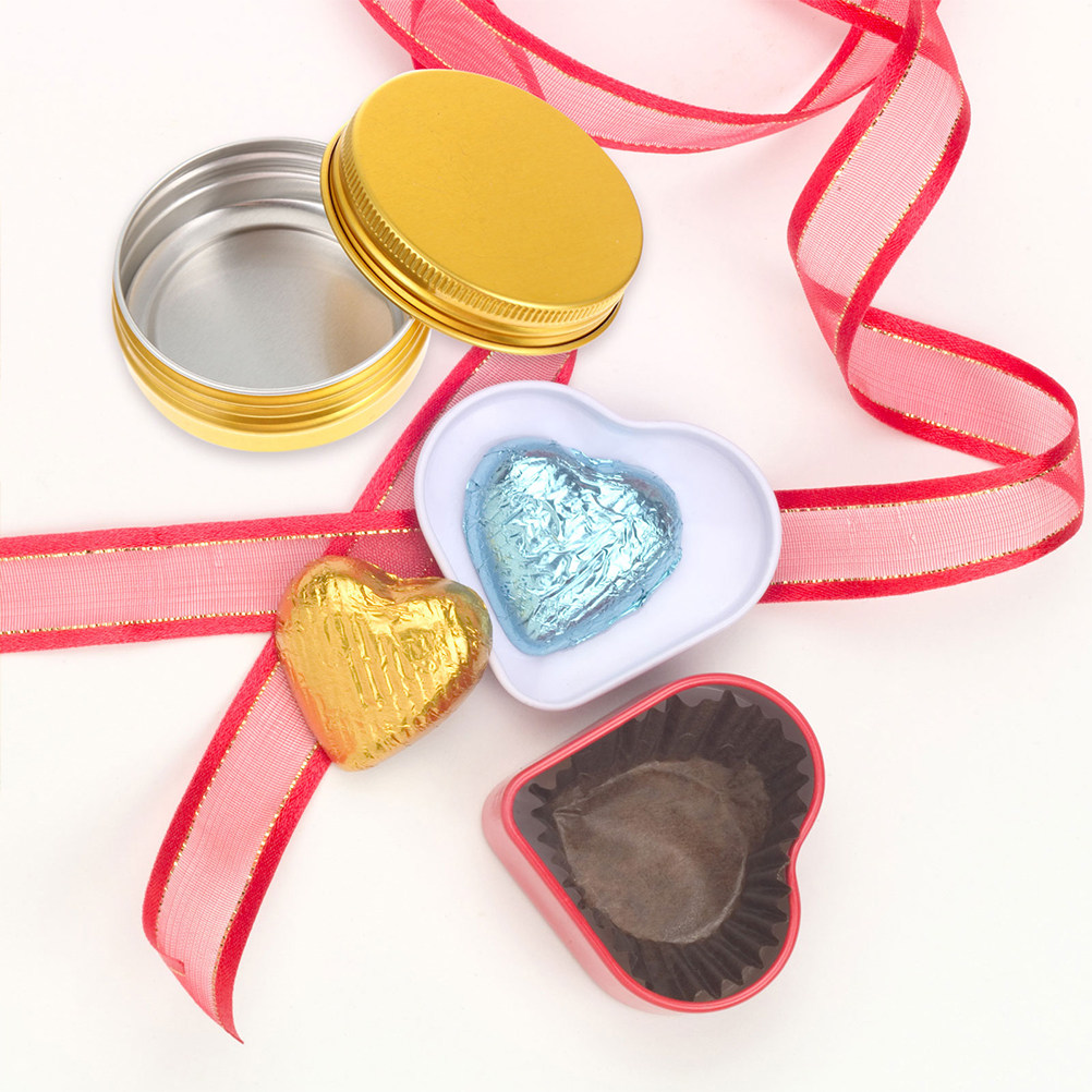 12個入り、ねじ式蓋付きのアルミ製小瓶。30ml。クリーム、 - Tin Container Lid のレビューと価格