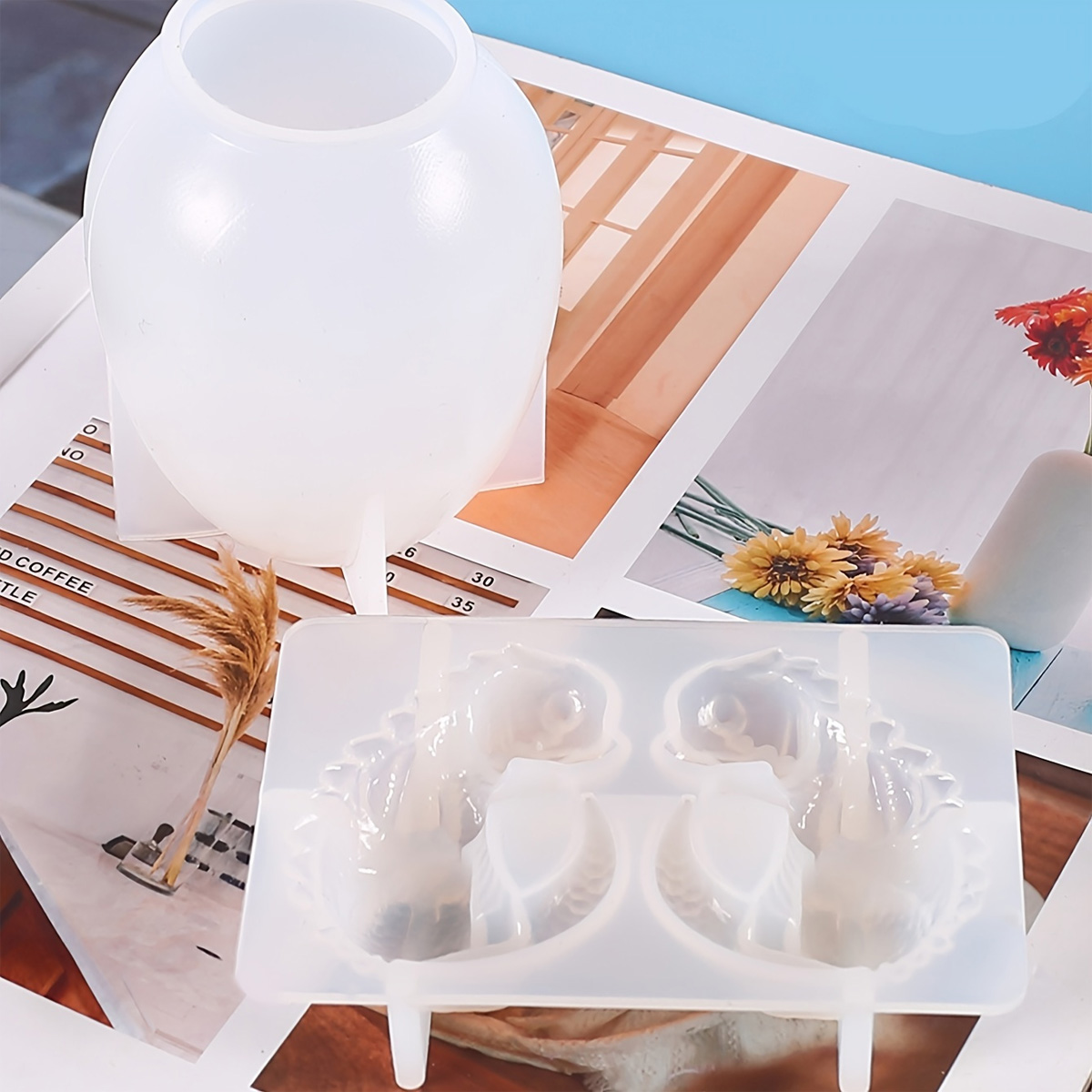 シリコンドラゴンエッグ型、2個セット、恐竜の卵樹脂鋳造型、D - Candle Making Tutorial のレビューと価格
