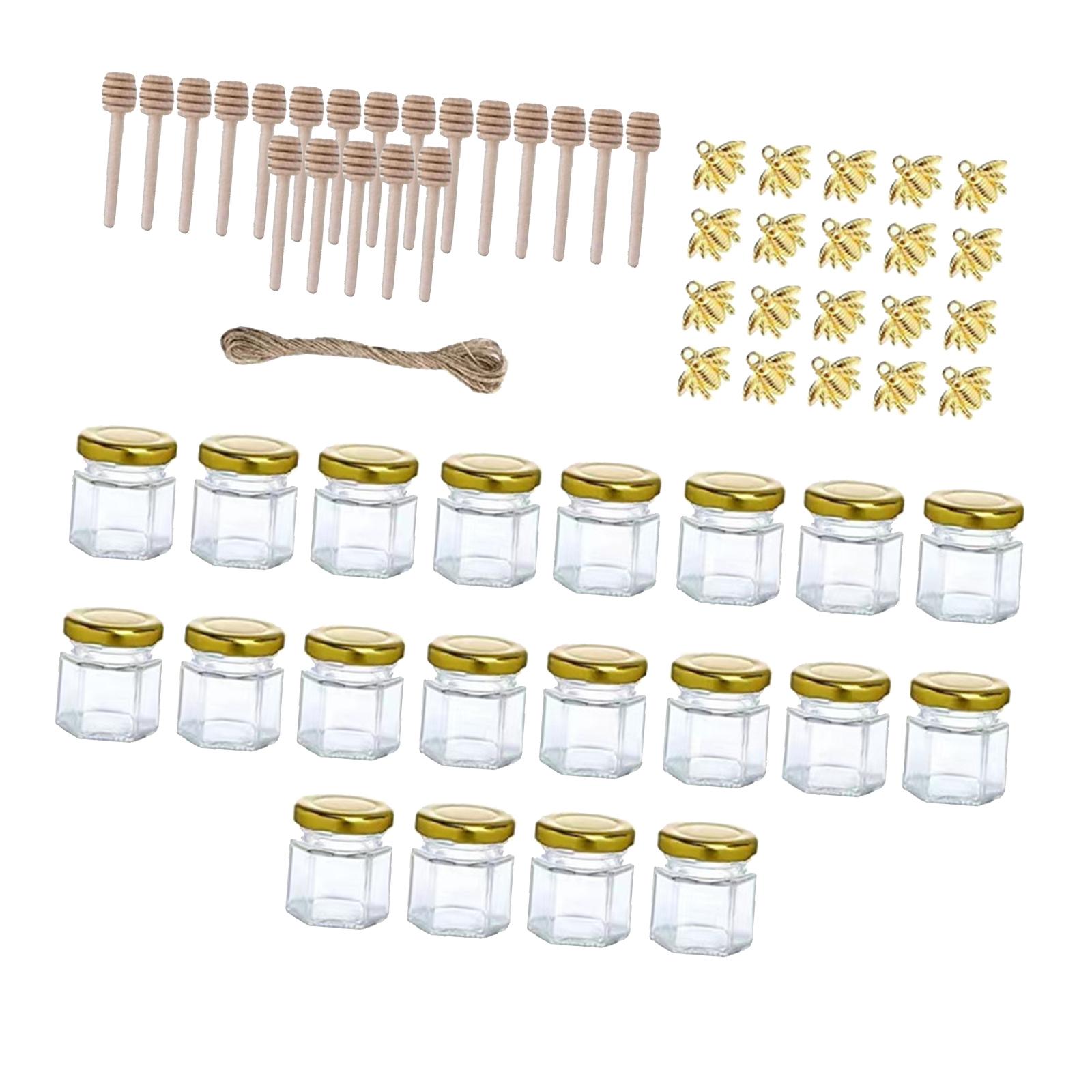 20個入り小型ガラス瓶、スクリュー蓋付き、45ml/1.5o - Candle Making Jars With Lids のレビューと価格