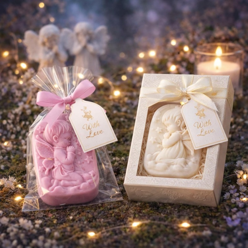 天使のシリコンモールド、石鹸作り用品、祈る妖精の赤ちゃんデザ - Candle Making Tutorial のレビューと価格