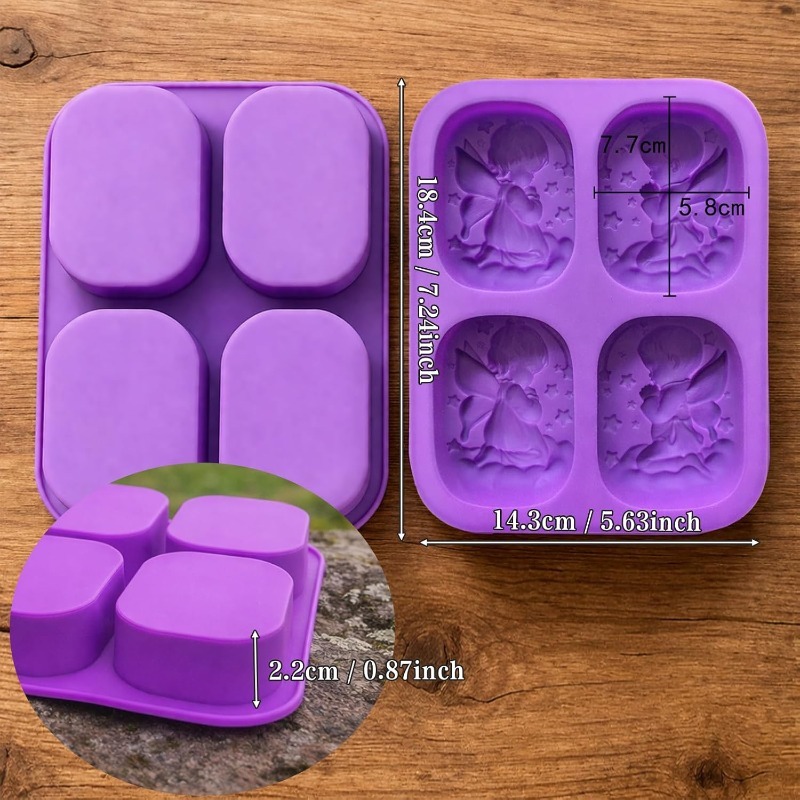 天使のシリコンモールド、石鹸作り用品、祈る妖精の赤ちゃんデザ - Candle Making Tutorial のレビューと価格